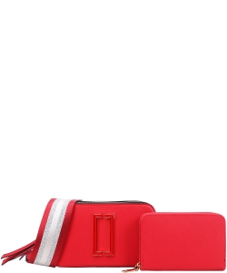 Fashion Mini Crossbody Bag With Wallet Set MJ-8965A RED